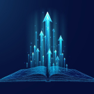 illustration of open book